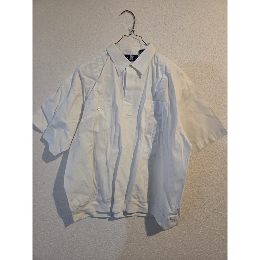 Vintage 90s Oak Creek Polo Shirt Large Elastic waist